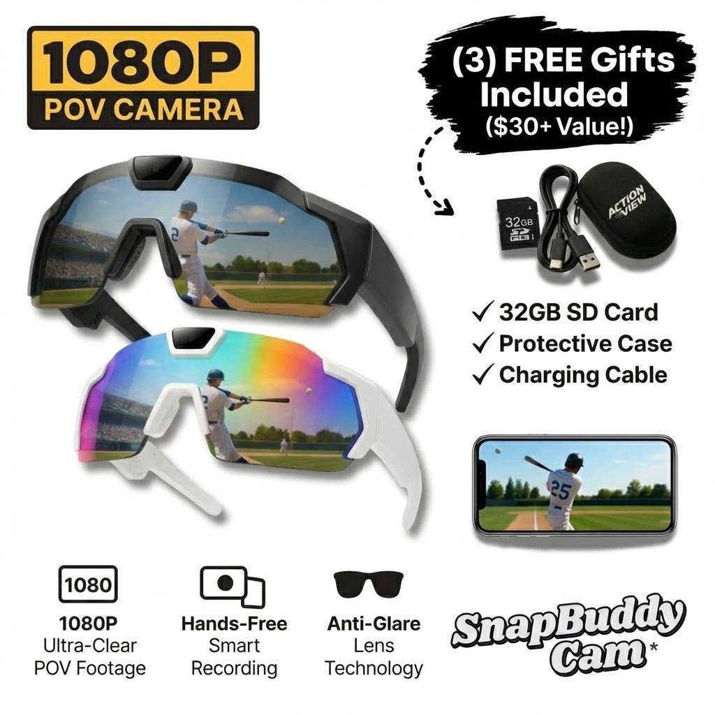 SnapBuddyCam® POV Glasses
